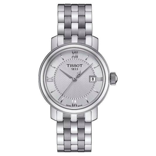 Tissot Gray Stainless Steel Dress Watch Curated Luxury Accessories by Orvyn