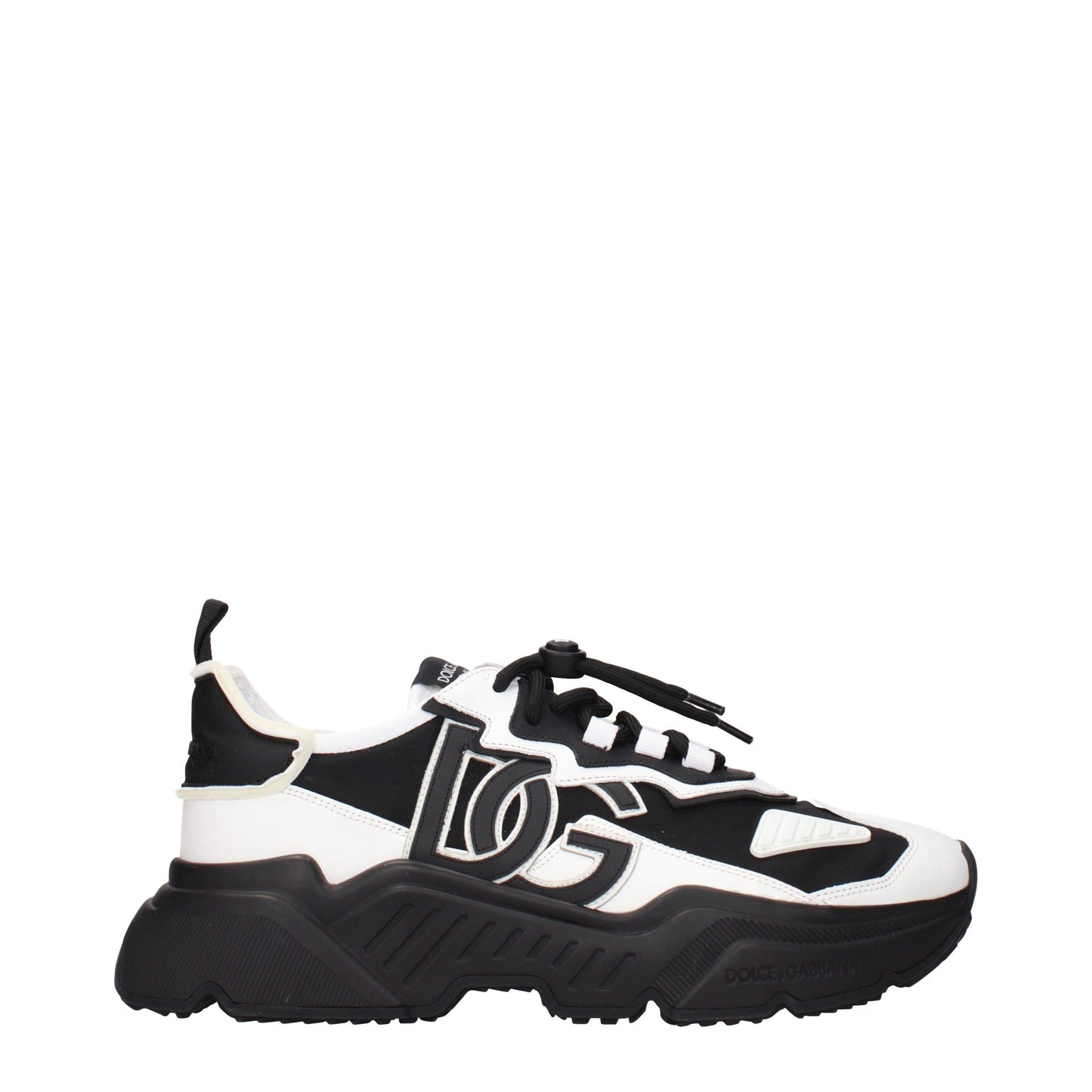 Dolce & Gabbana White Leather Chunky Sneakers Curated Luxury Accessories by Orvyn