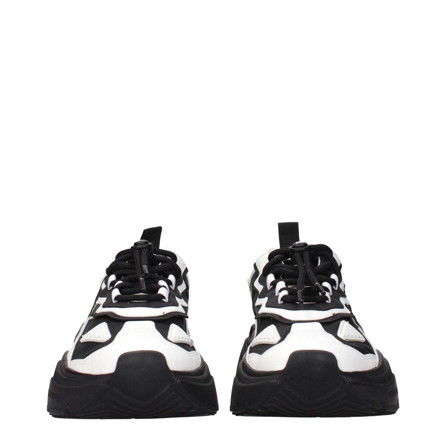 Dolce & Gabbana White Leather Chunky Sneakers Curated Luxury Accessories by Orvyn