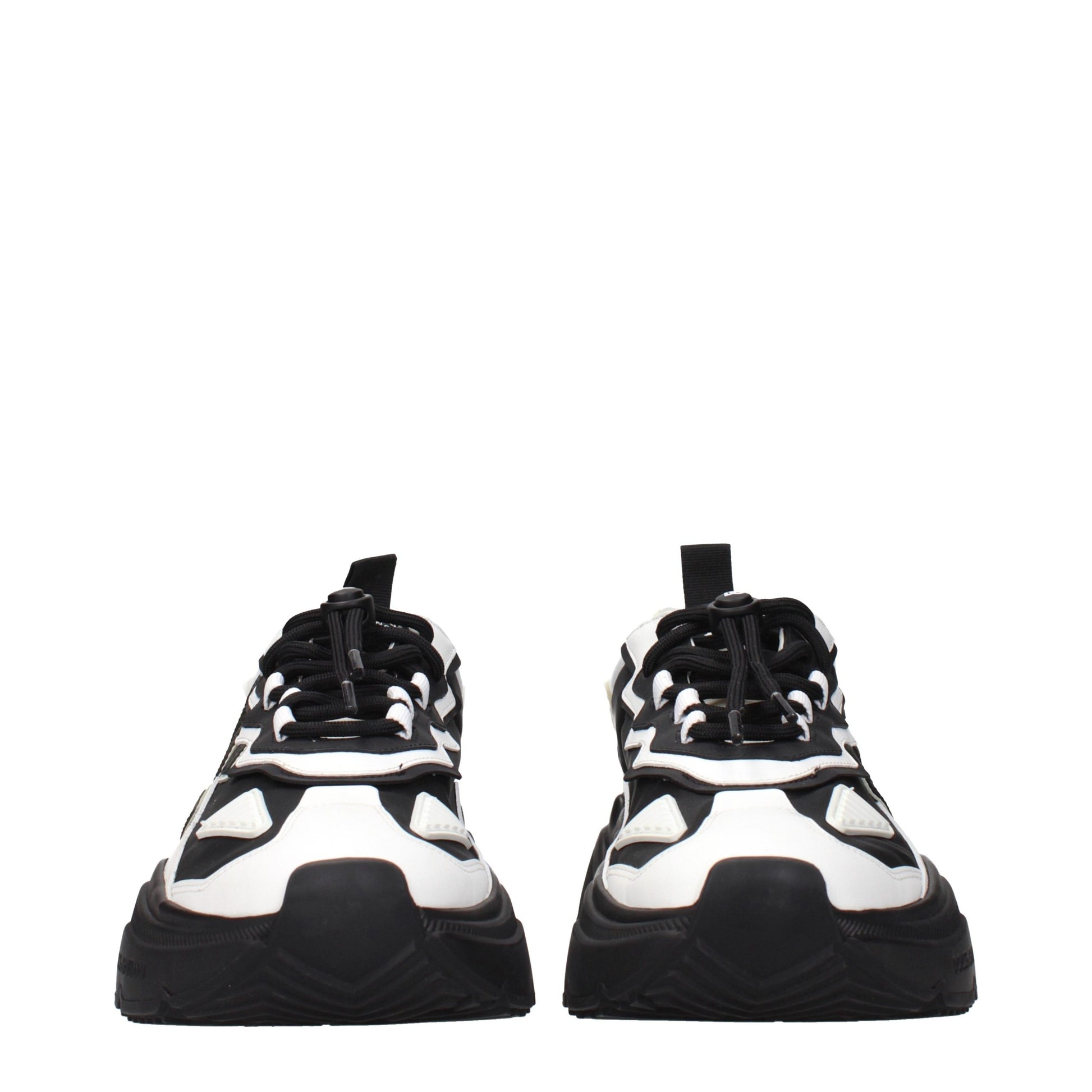 Dolce & Gabbana White Leather Chunky Sneakers Curated Luxury Accessories by Orvyn