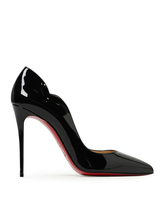 Christian Louboutin Black Patent Leather Hot Chick Pumps 100 Curated Luxury Accessories by Orvyn