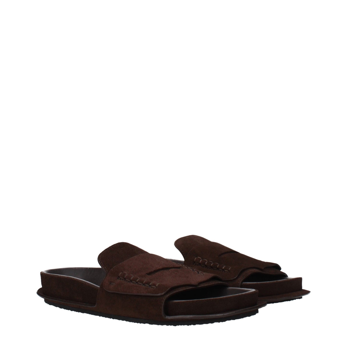 Jacquemus Brown Leather Slippers Curated Luxury Accessories by Orvyn