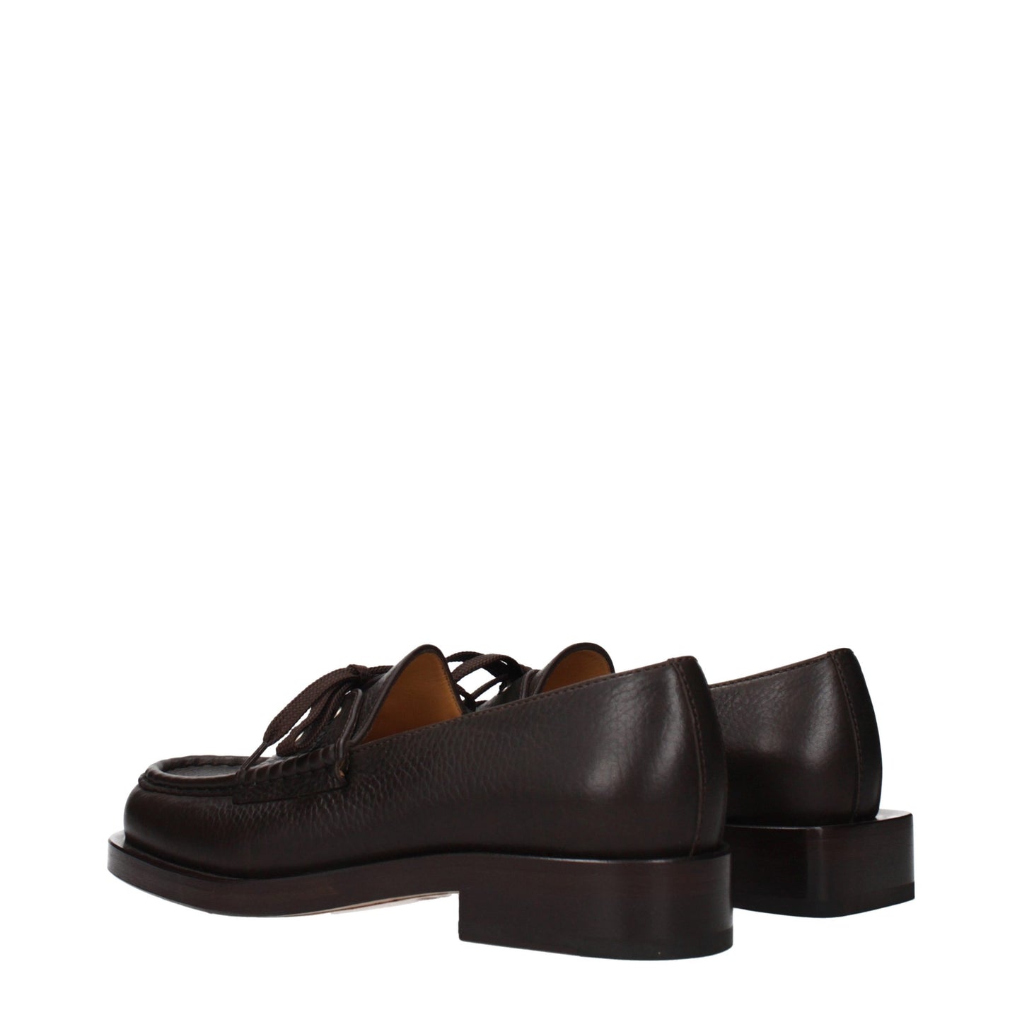 Jacquemus Brown Leather Slip-On Loafers Curated Luxury Accessories by Orvyn