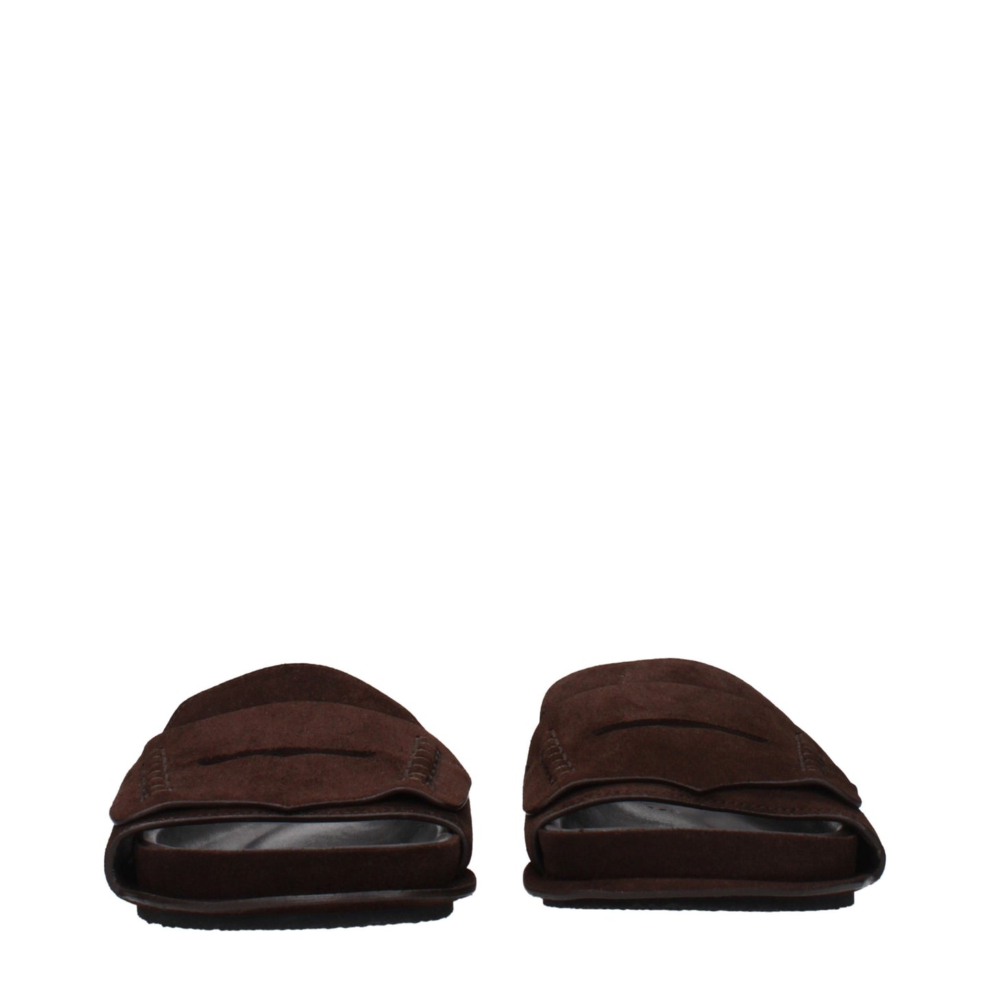 Jacquemus Brown Leather Slippers Curated Luxury Accessories by Orvyn