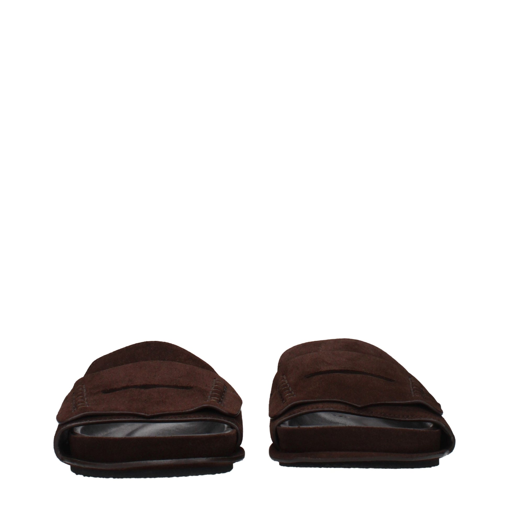 Jacquemus Brown Leather Slippers Curated Luxury Accessories by Orvyn
