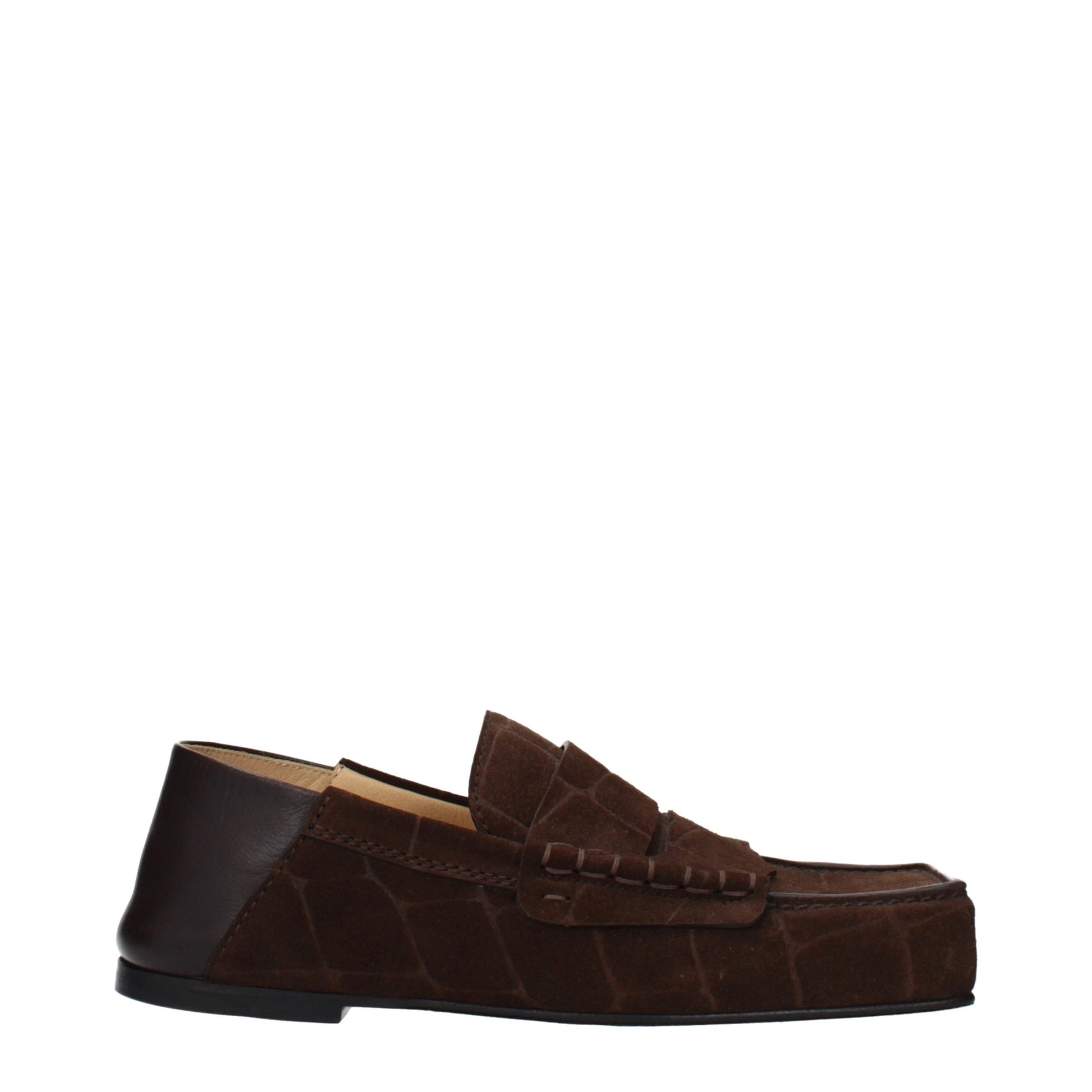 Jacquemus Brown Leather Slip-On Loafers Curated Luxury Accessories by Orvyn