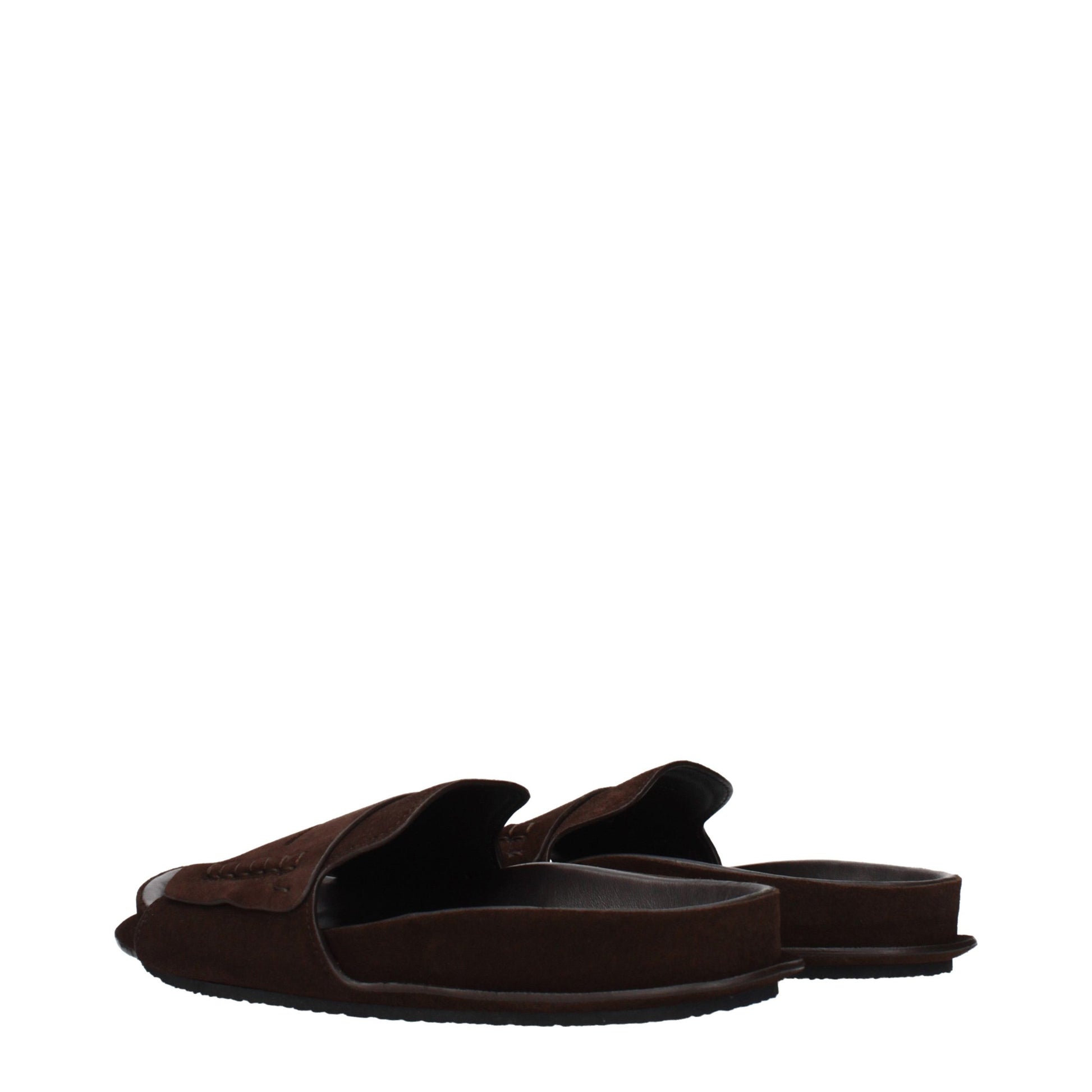 Jacquemus Brown Leather Slippers Curated Luxury Accessories by Orvyn