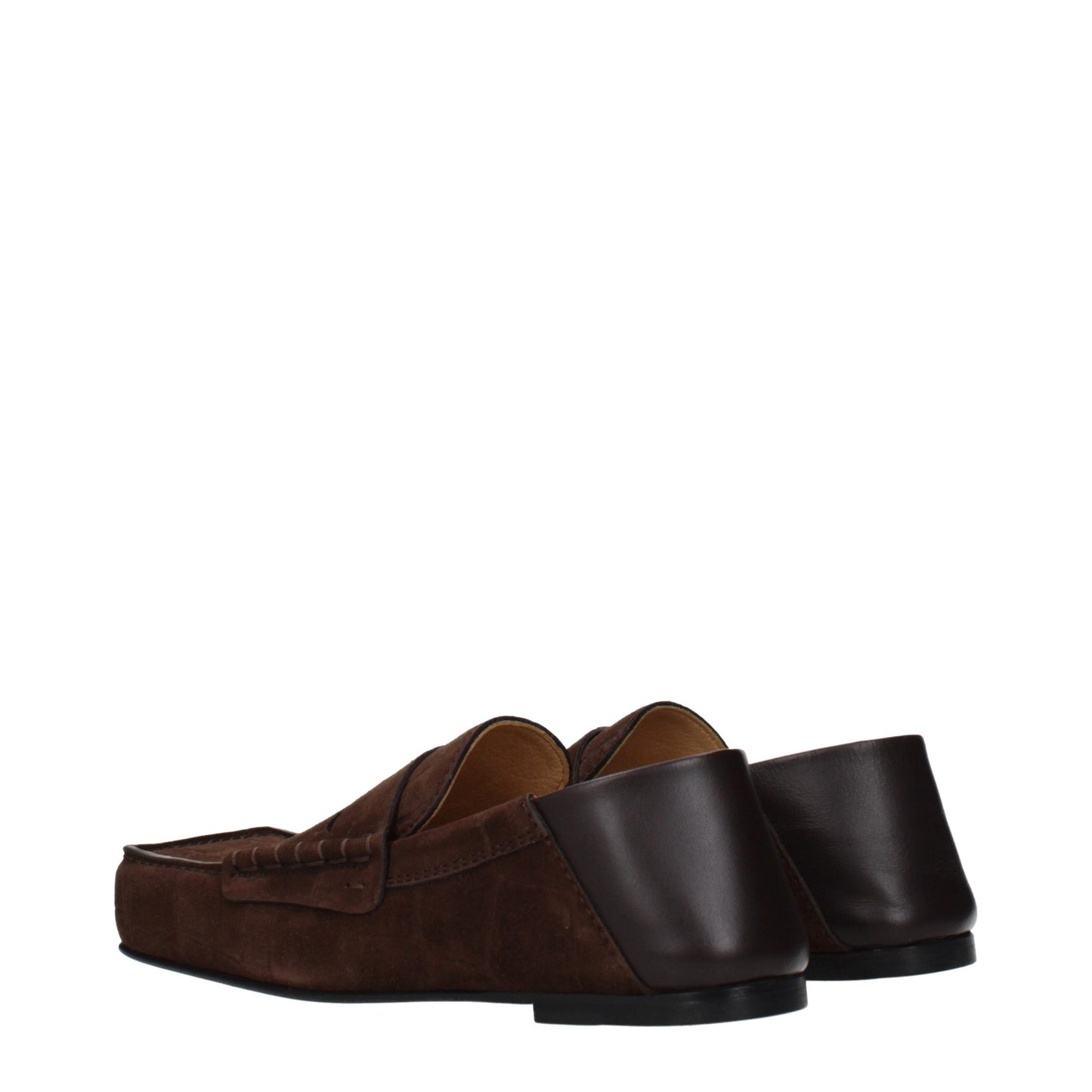 Jacquemus Brown Leather Slip-On Loafers Curated Luxury Accessories by Orvyn