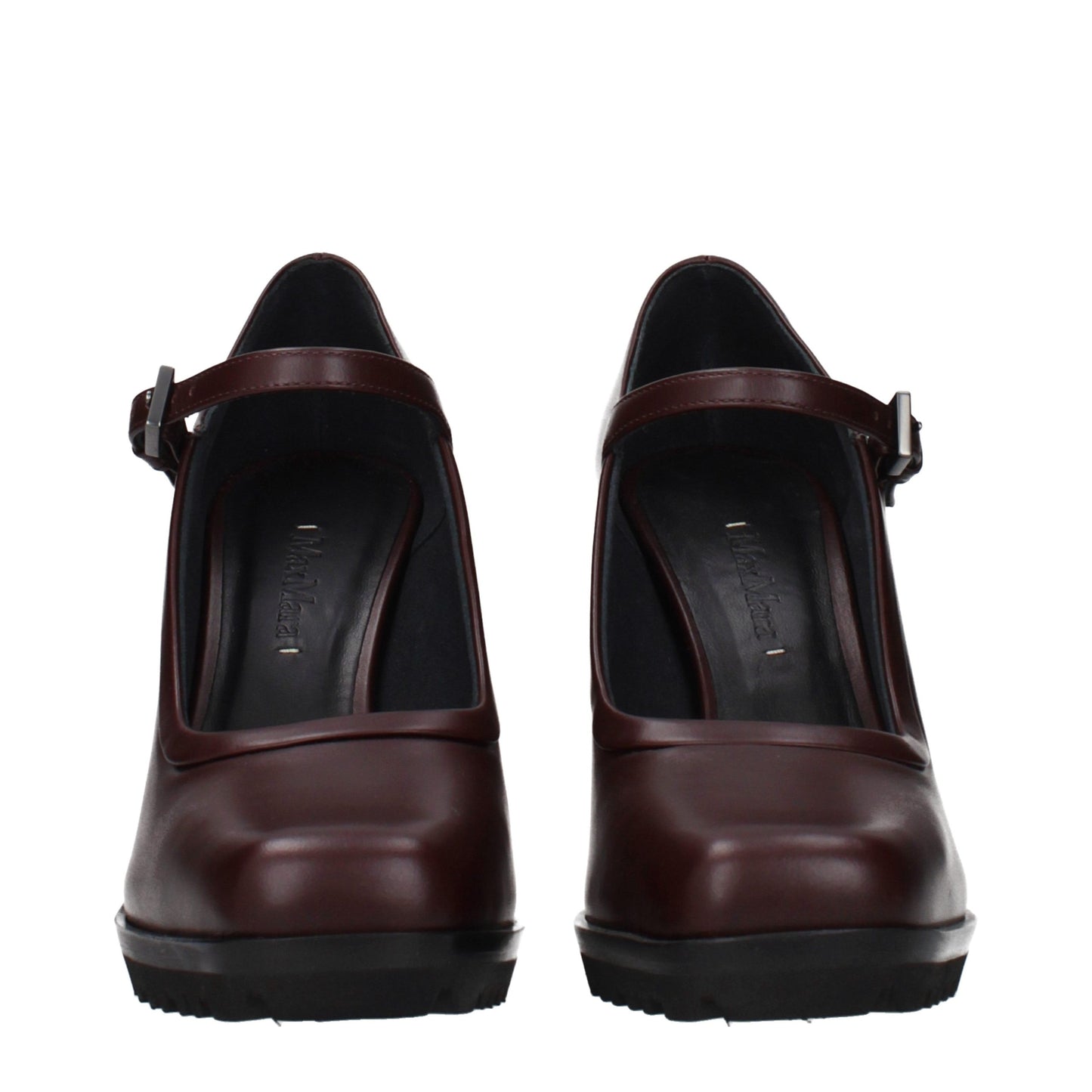 Max Mara Brown Leather High Heel Pumps Curated Luxury Accessories by Orvyn
