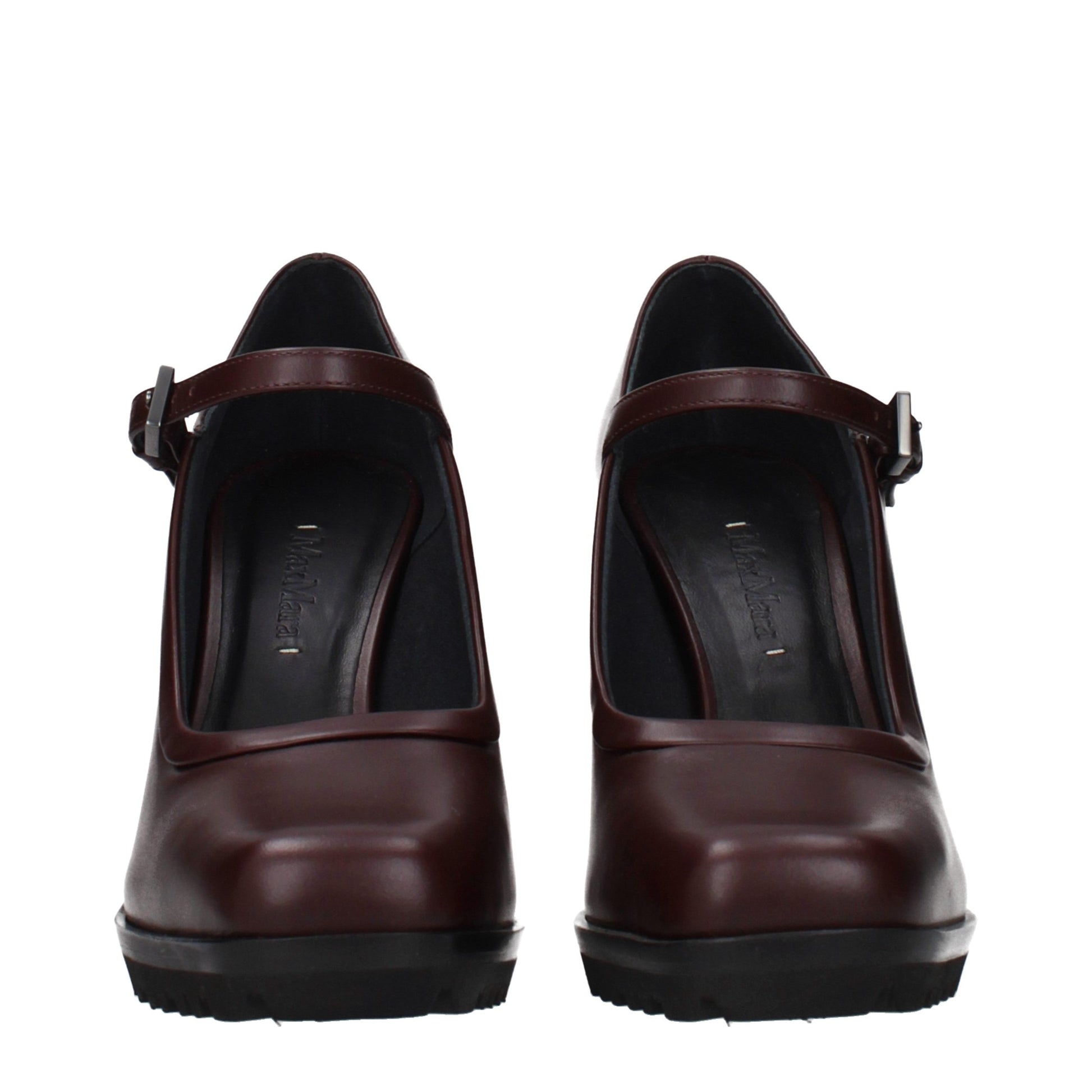 Max Mara Brown Leather High Heel Pumps Curated Luxury Accessories by Orvyn