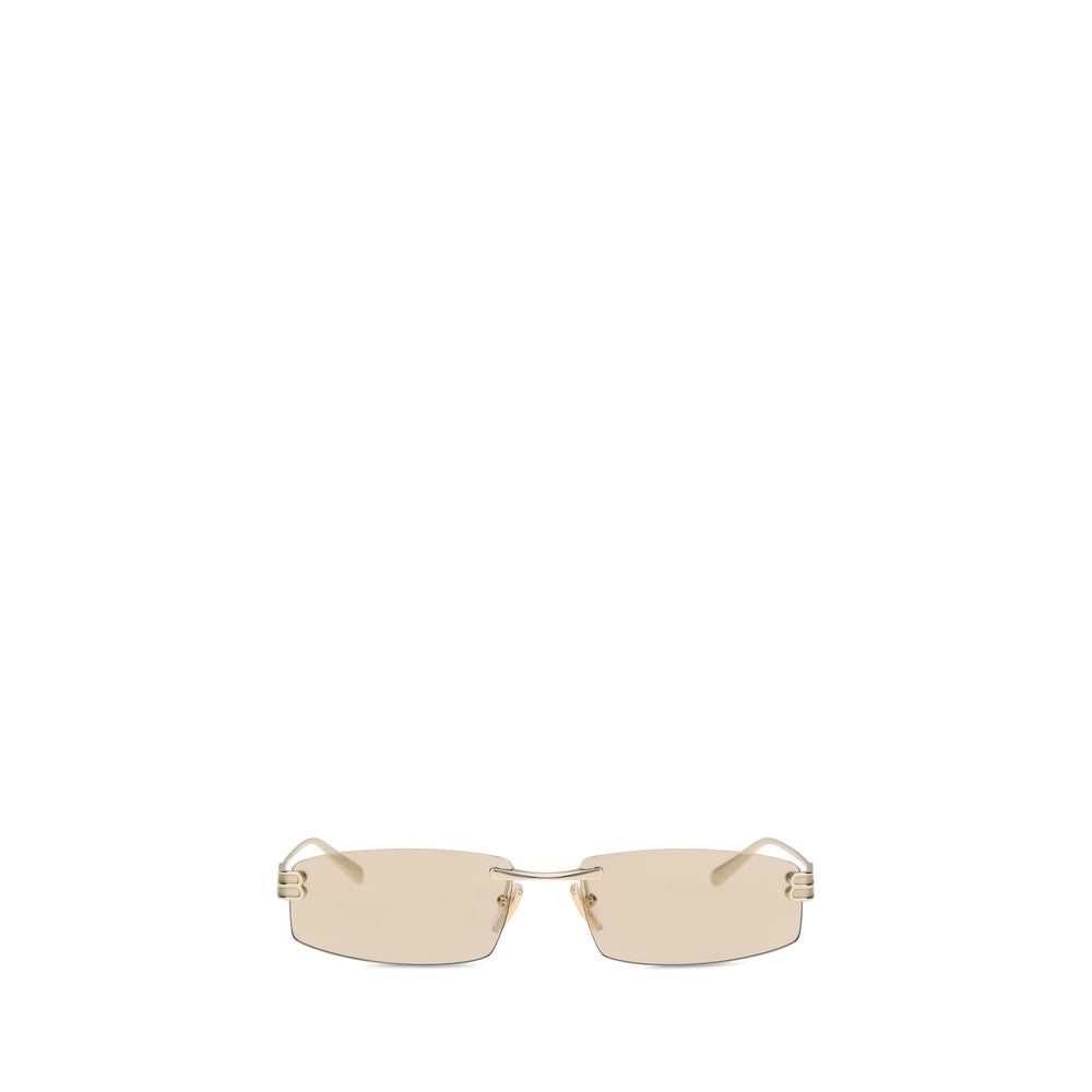 Balenciaga Beige Metal Sunglasses Curated Luxury Accessories by Orvyn