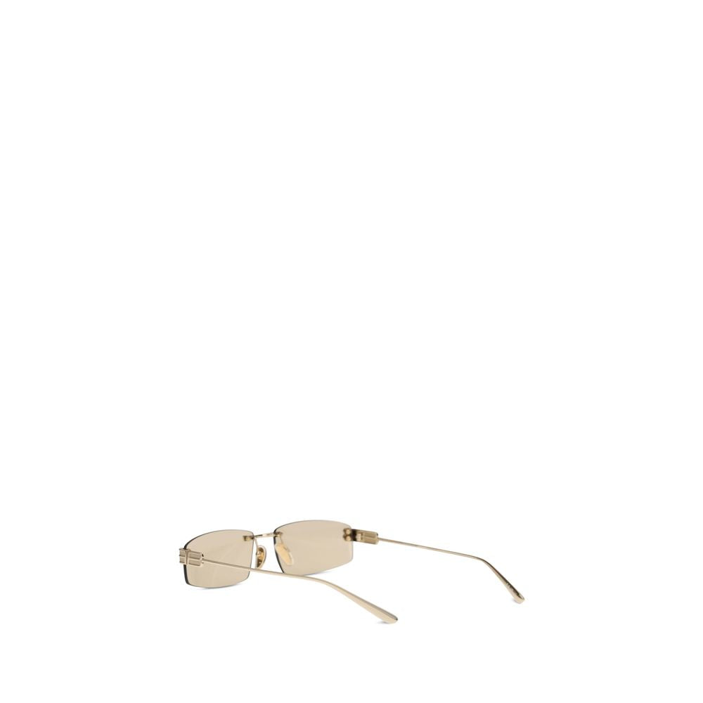 Balenciaga Beige Metal Sunglasses Curated Luxury Accessories by Orvyn