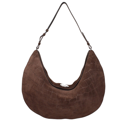 Jacquemus Le Bisou Brown Leather Shoulder Bag
