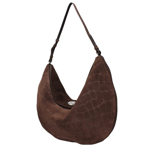 Jacquemus Le Bisou Brown Leather Shoulder Bag