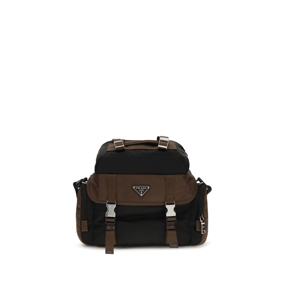 discover authentic Prada Brown Explore Recycled Shoulder Bag curated by Orvyn luxury accessories