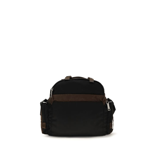 Prada Explore Re-Nylon Shoulder Bag – Brown & Black