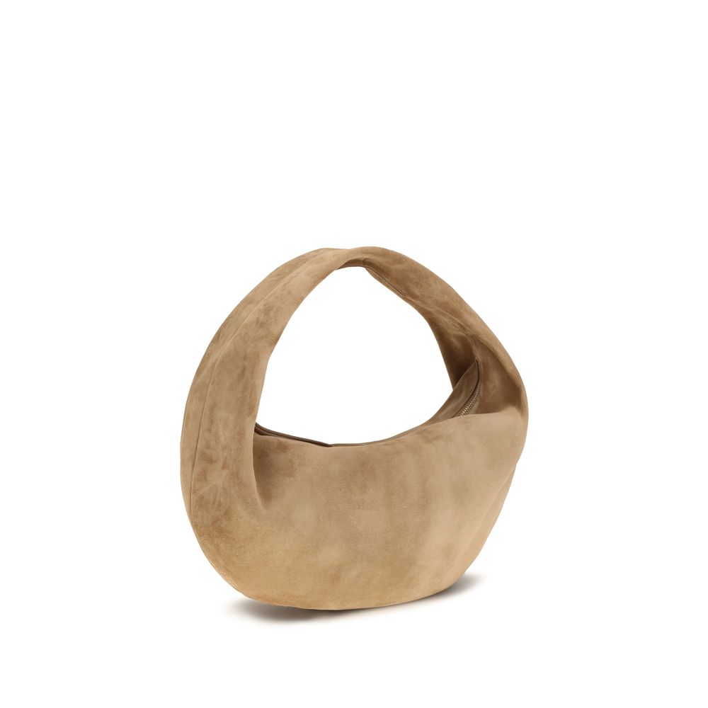 Khaite Beige Olivia Medium Hobo Bag