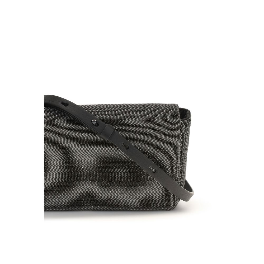 Brunello Cucinelli Black Leather Shoulder Bag Curated Luxury Accessories by Orvyn