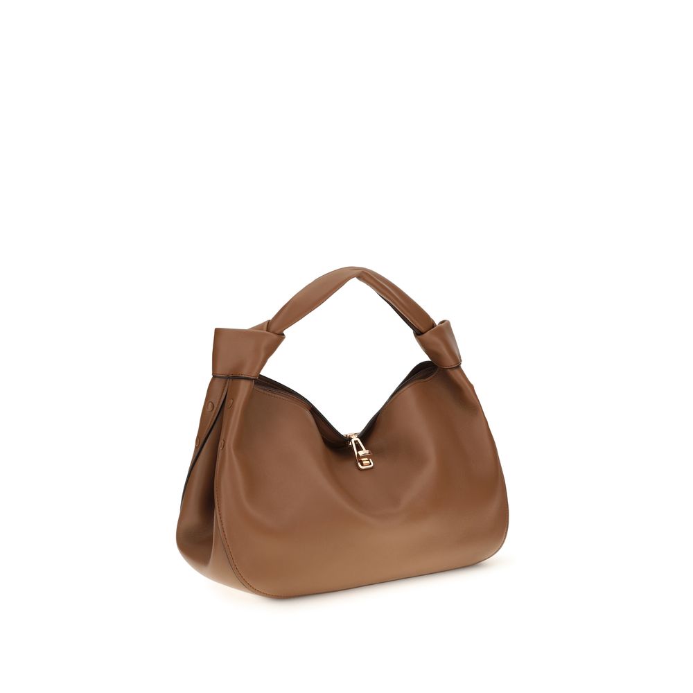 Gabriela Hearst Brown Lamb Ovis Aries Aries Handbag Curated Luxury Accessories by Orvyn