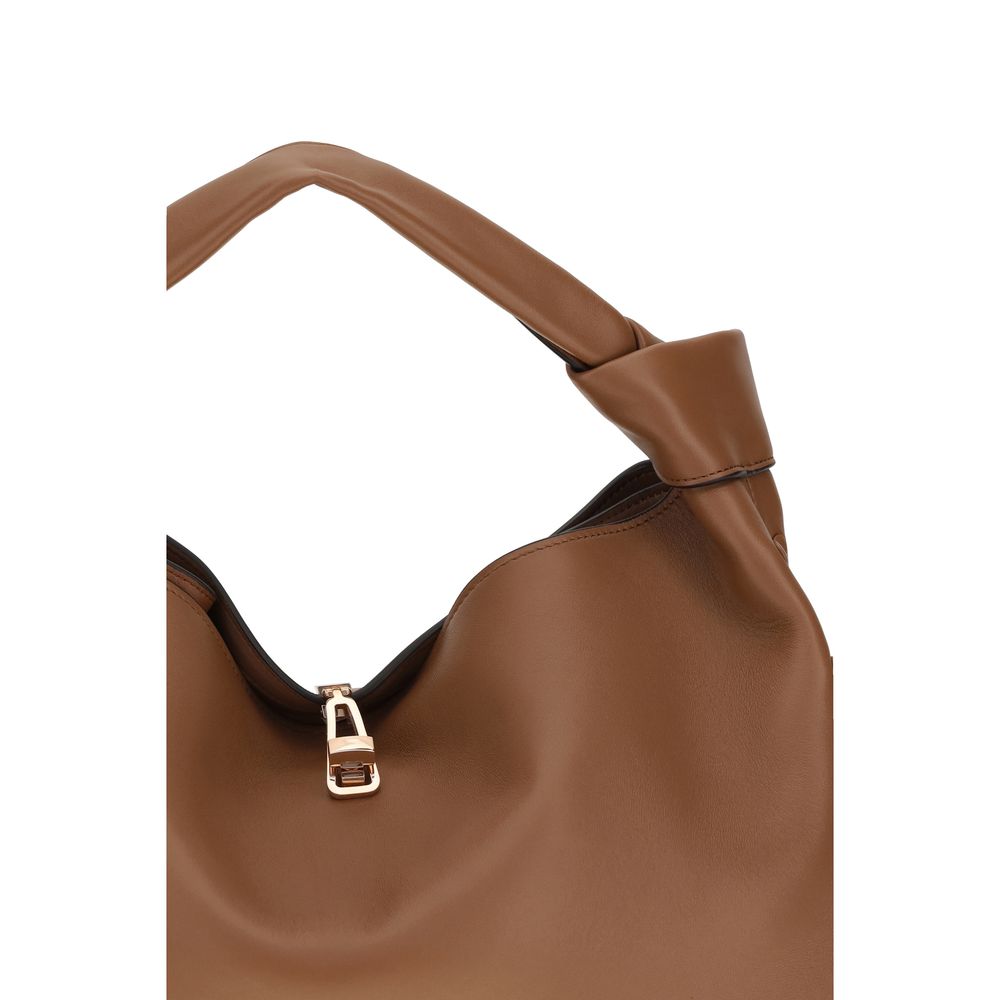 Gabriela Hearst Brown Lamb Ovis Aries Aries Handbag Curated Luxury Accessories by Orvyn