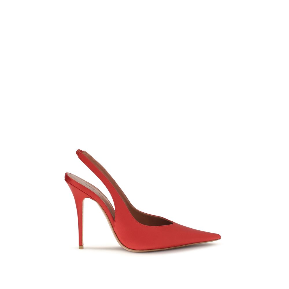 Amina Muaddi Multicolor Silk High Heel Pumps Curated Luxury Accessories by Orvyn