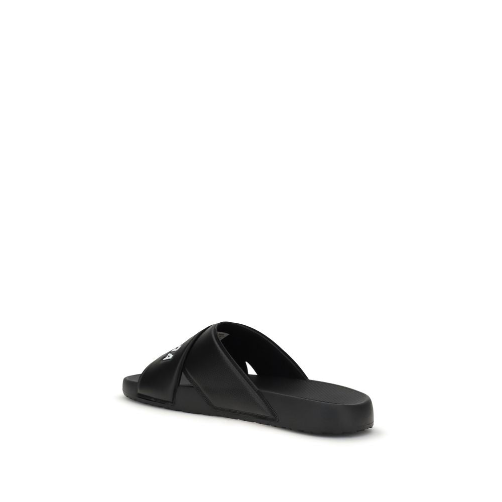 Balenciaga Black Rubber Sandals Curated Luxury Accessories by Orvyn