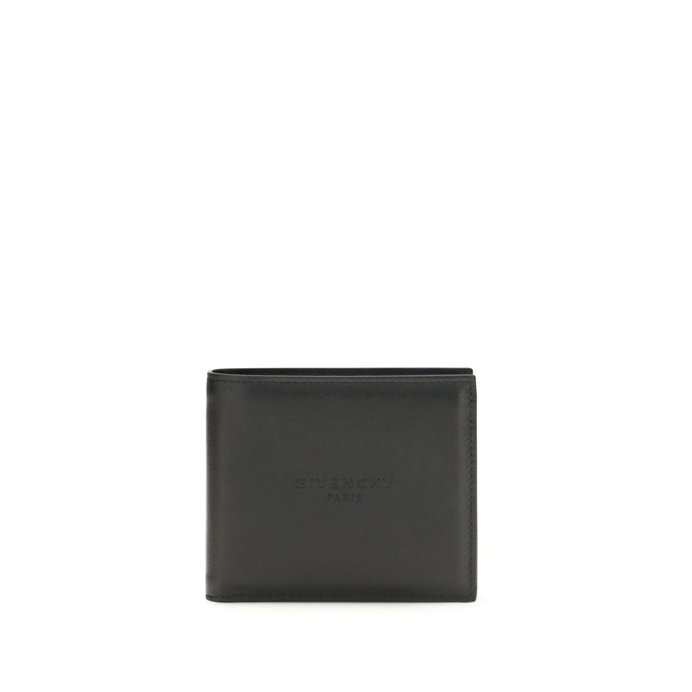 Givenchy Black Calf Leather Bos Taurus Wallet Curated Luxury Accessories by Orvyn