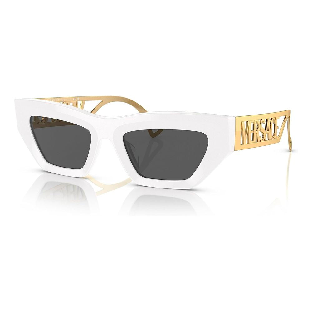 Versace White Acetate Sunglasses Curated Luxury Accessories by Orvyn