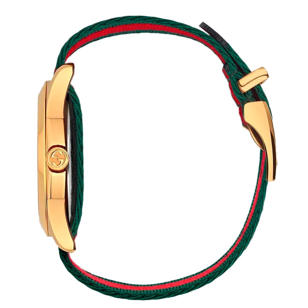 Gucci Multicolor Nylon Bracelet Watch Curated Luxury Accessories by Orvyn