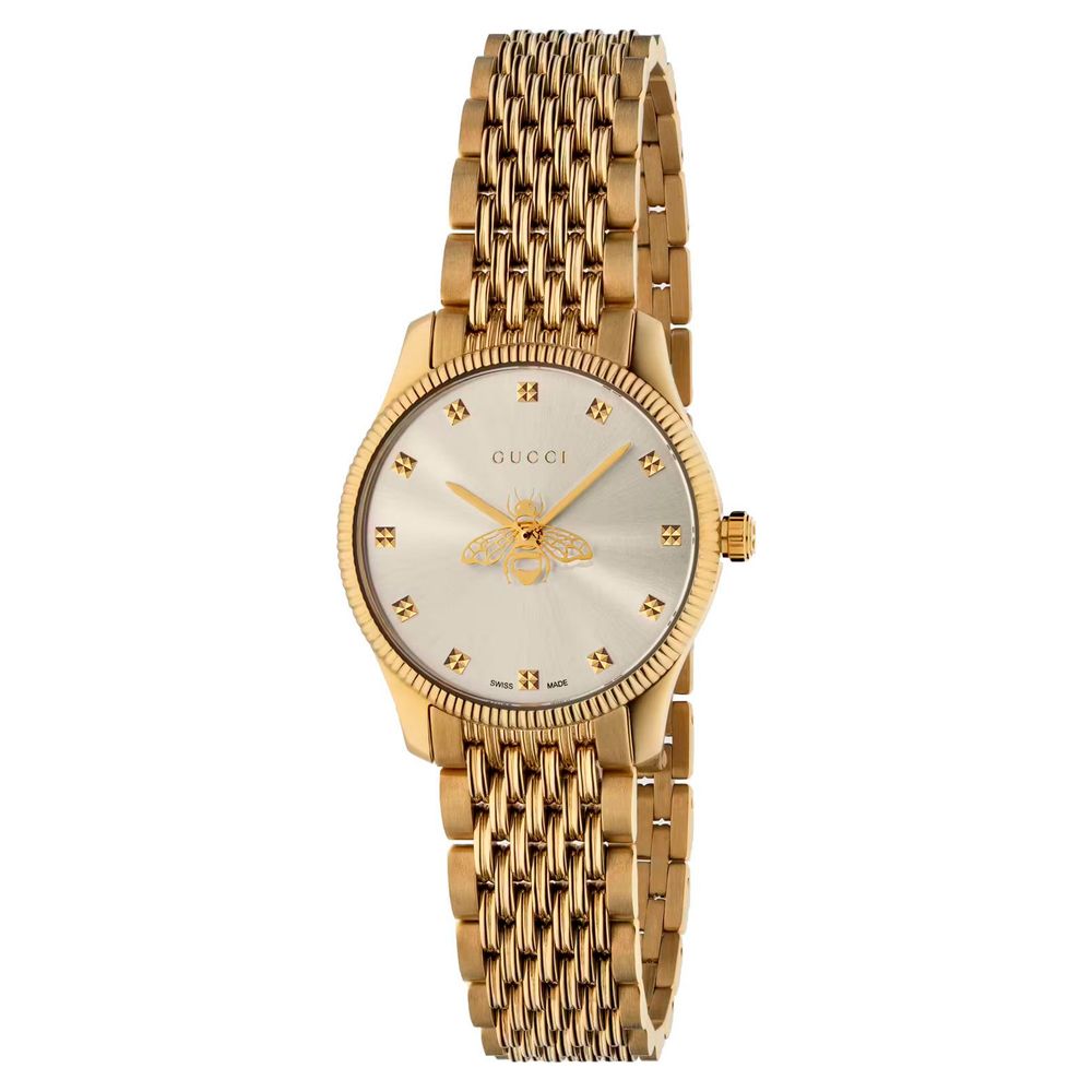 Gucci Gold Stainless Steel Dress Watch Curated Luxury Accessories by Orvyn
