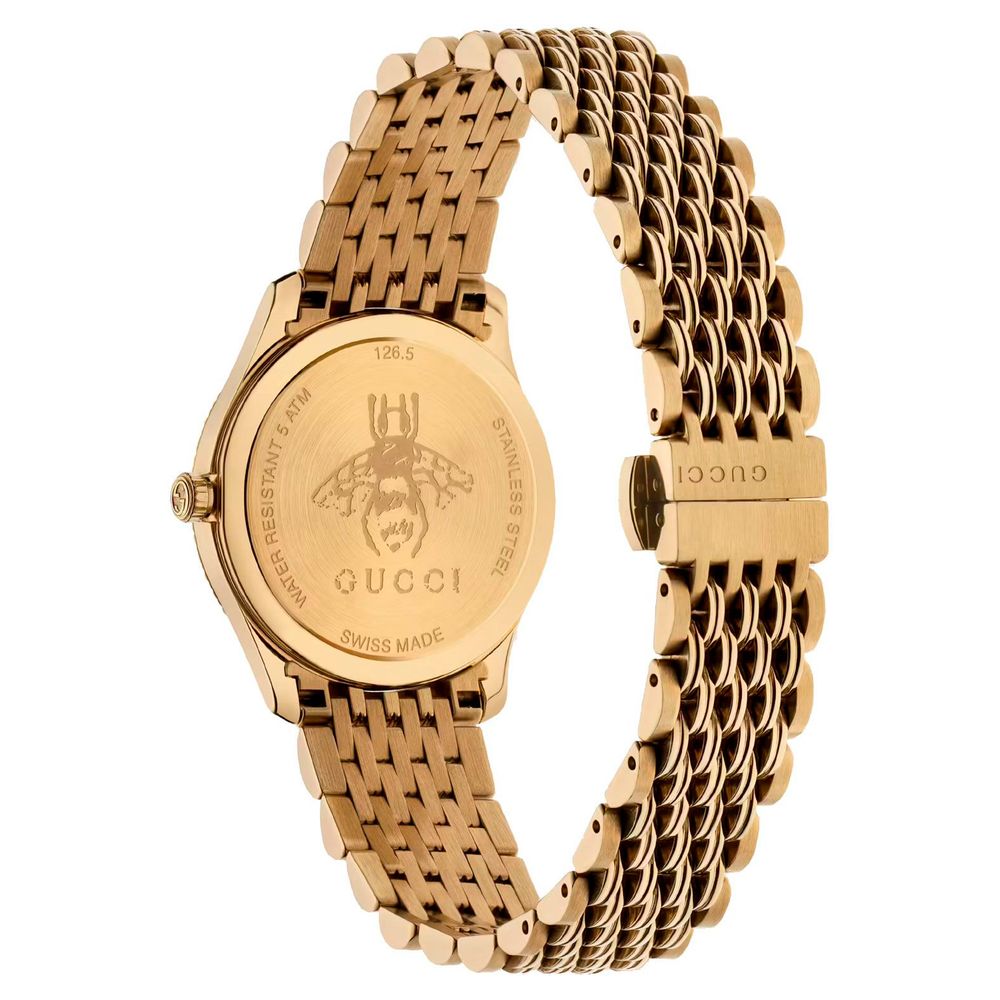 Gucci Gold Stainless Steel Dress Watch Curated Luxury Accessories by Orvyn