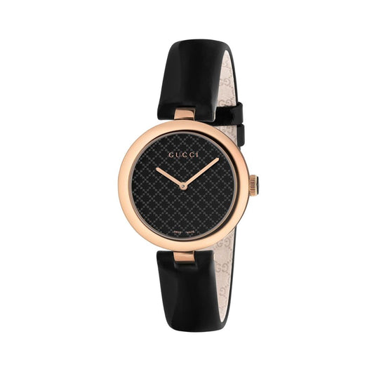 Gucci Black Leather Dress Watch Curated Luxury Accessories by Orvyn