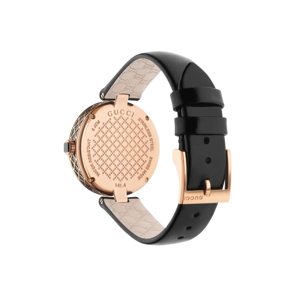 Gucci Black Leather Dress Watch Curated Luxury Accessories by Orvyn