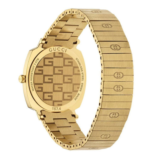 Gucci Gold Stainless Steel Dress Watch Curated Luxury Accessories by Orvyn