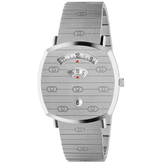 Gucci Gray Stainless Steel Dress Watch Curated Luxury Accessories by Orvyn