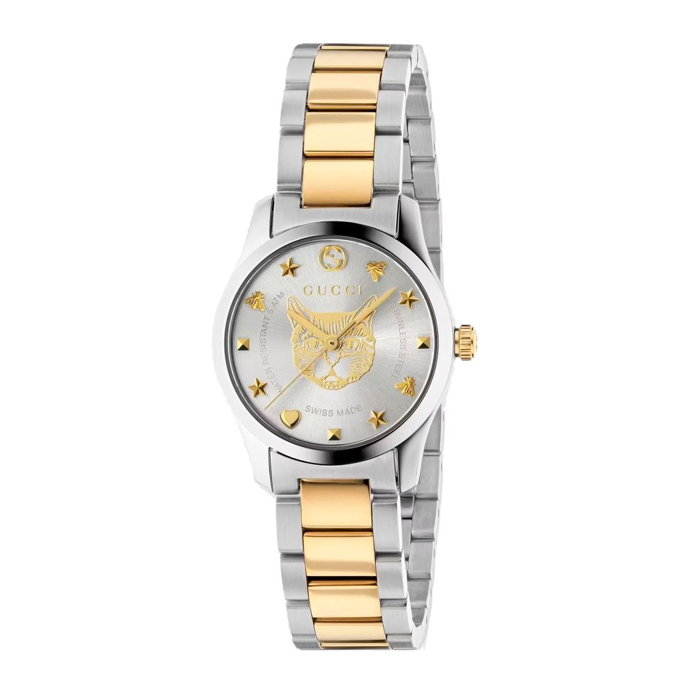 Gucci Gold Stainless Steel Dress Watch Curated Luxury Accessories by Orvyn