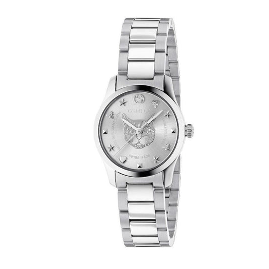 Gucci Gray Stainless Steel Dress Watch Curated Luxury Accessories by Orvyn