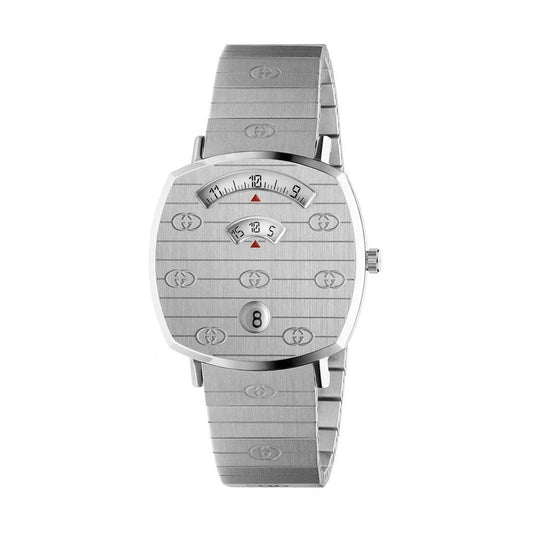 Gucci Gray Stainless Steel Dress Watch Curated Luxury Accessories by Orvyn