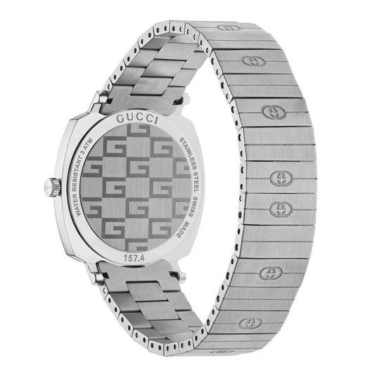 Gucci Gray Stainless Steel Dress Watch Curated Luxury Accessories by Orvyn