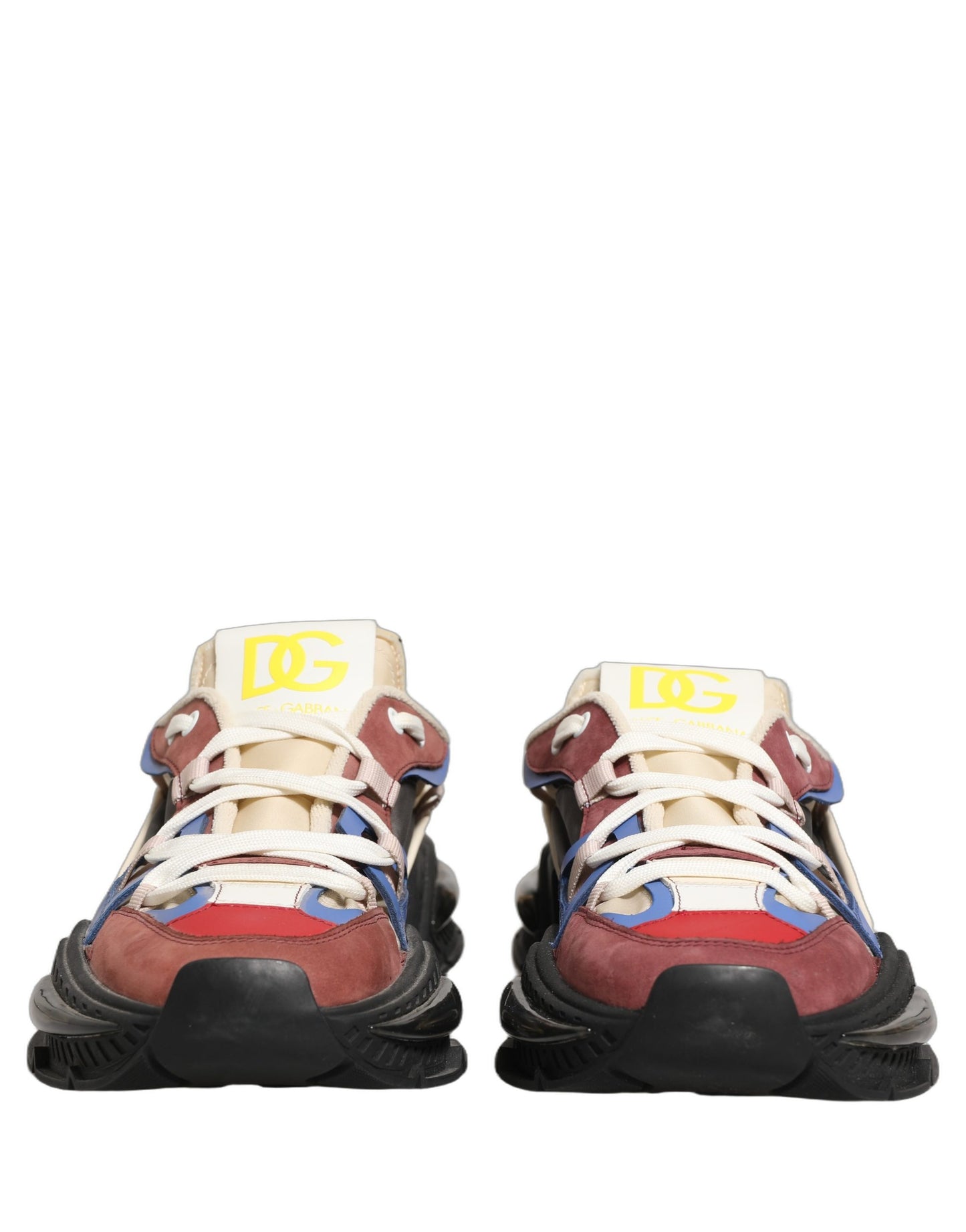 Dolce & Gabbana Multicolor Panelled Airmaster Sneakers Shoes Curated Luxury Accessories by Orvyn