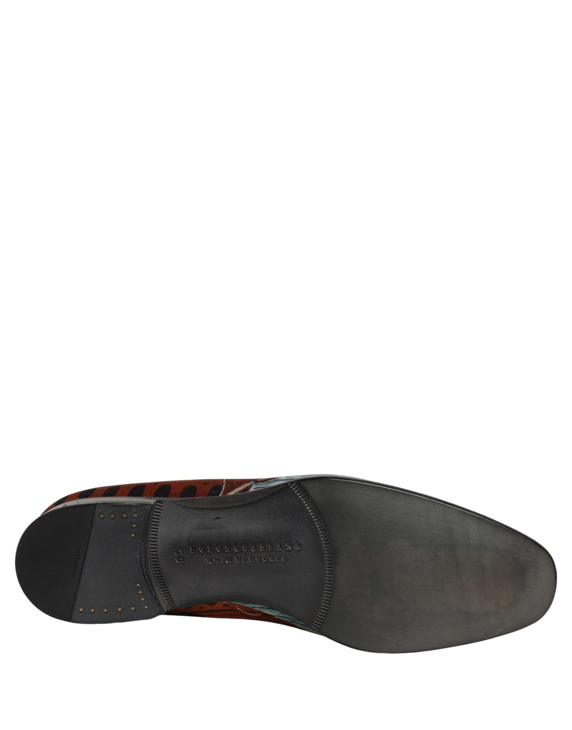 Dolce & Gabbana Multicolor Lion Print Slip On Loafers Shoes Curated Luxury Accessories by Orvyn