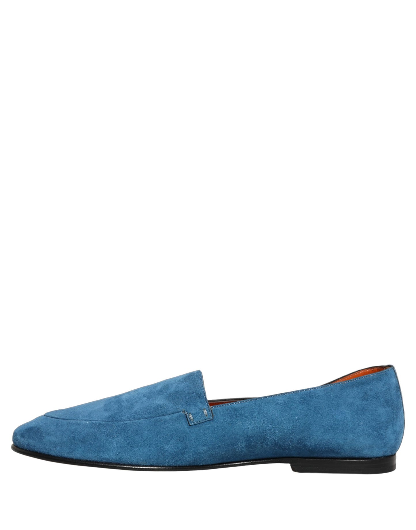 Dolce & Gabbana Blue Velvet Slip On Men Flats Loafers Shoes Curated Luxury Accessories by Orvyn
