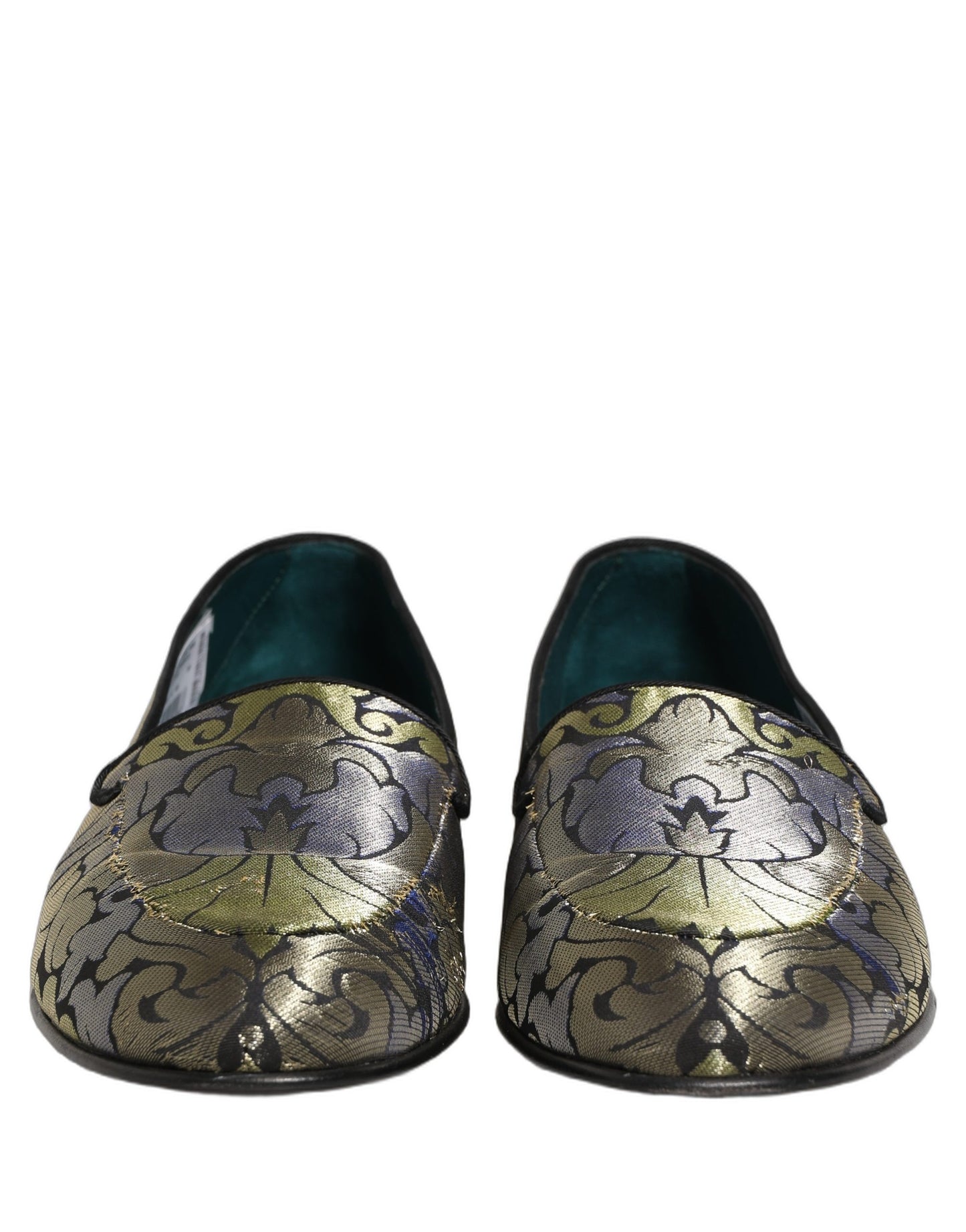 Dolce & Gabbana Multicolor Floral Jacquard Men Loafers Shoes Curated Luxury Accessories by Orvyn
