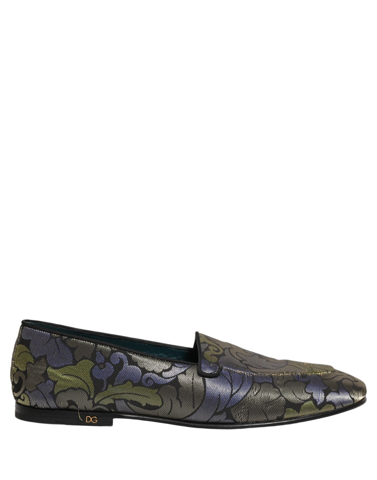 Dolce & Gabbana Multicolor Floral Jacquard Men Loafers Shoes Curated Luxury Accessories by Orvyn