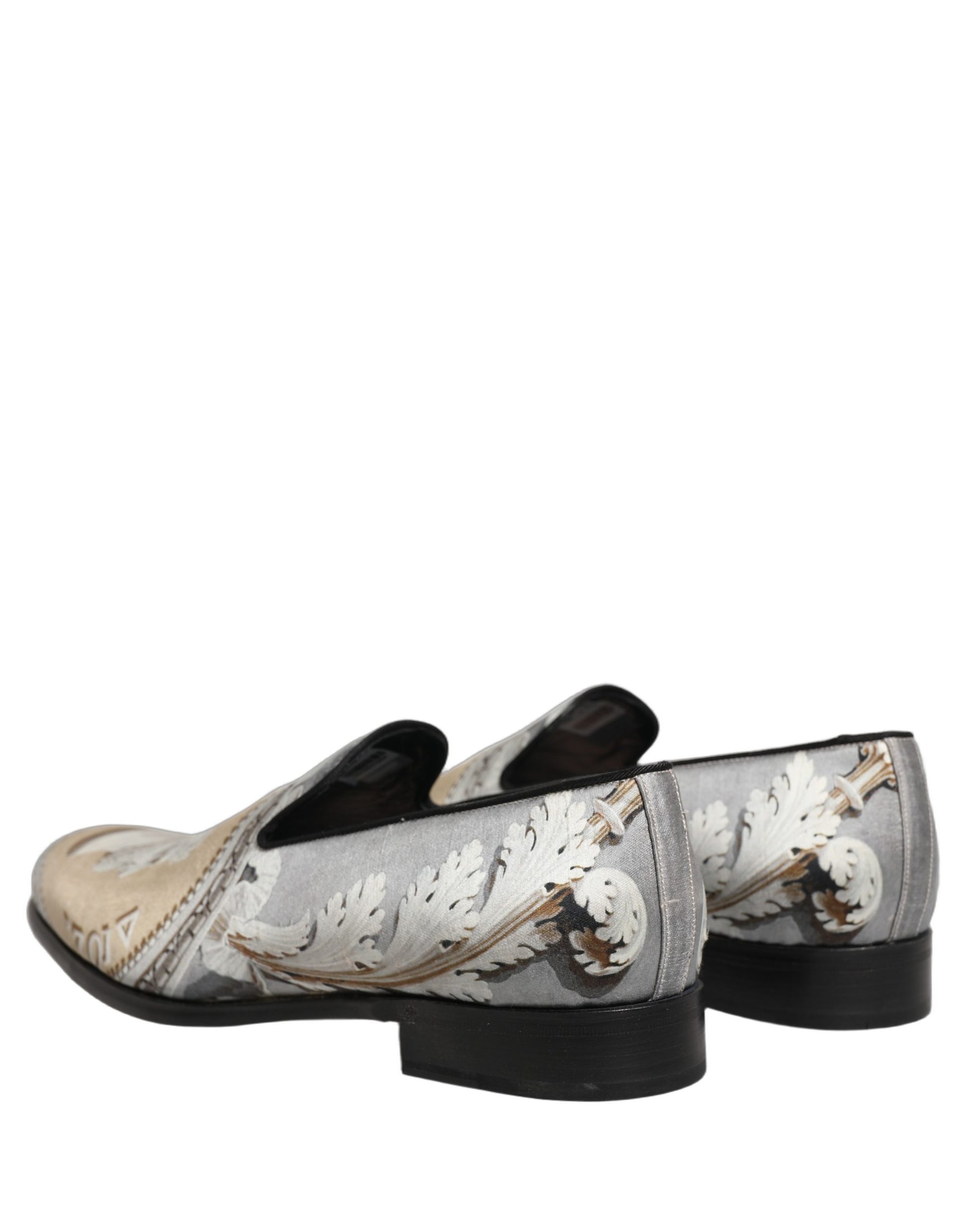 Dolce & Gabbana Multicolor Roman Slip On Dress Loafers Shoes Curated Luxury Accessories by Orvyn