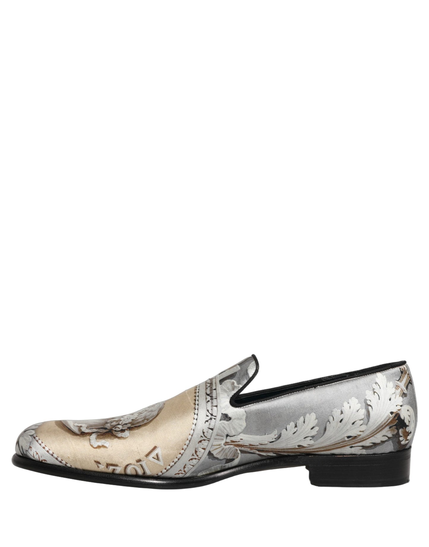 Dolce & Gabbana Multicolor Roman Slip On Dress Loafers Shoes Curated Luxury Accessories by Orvyn