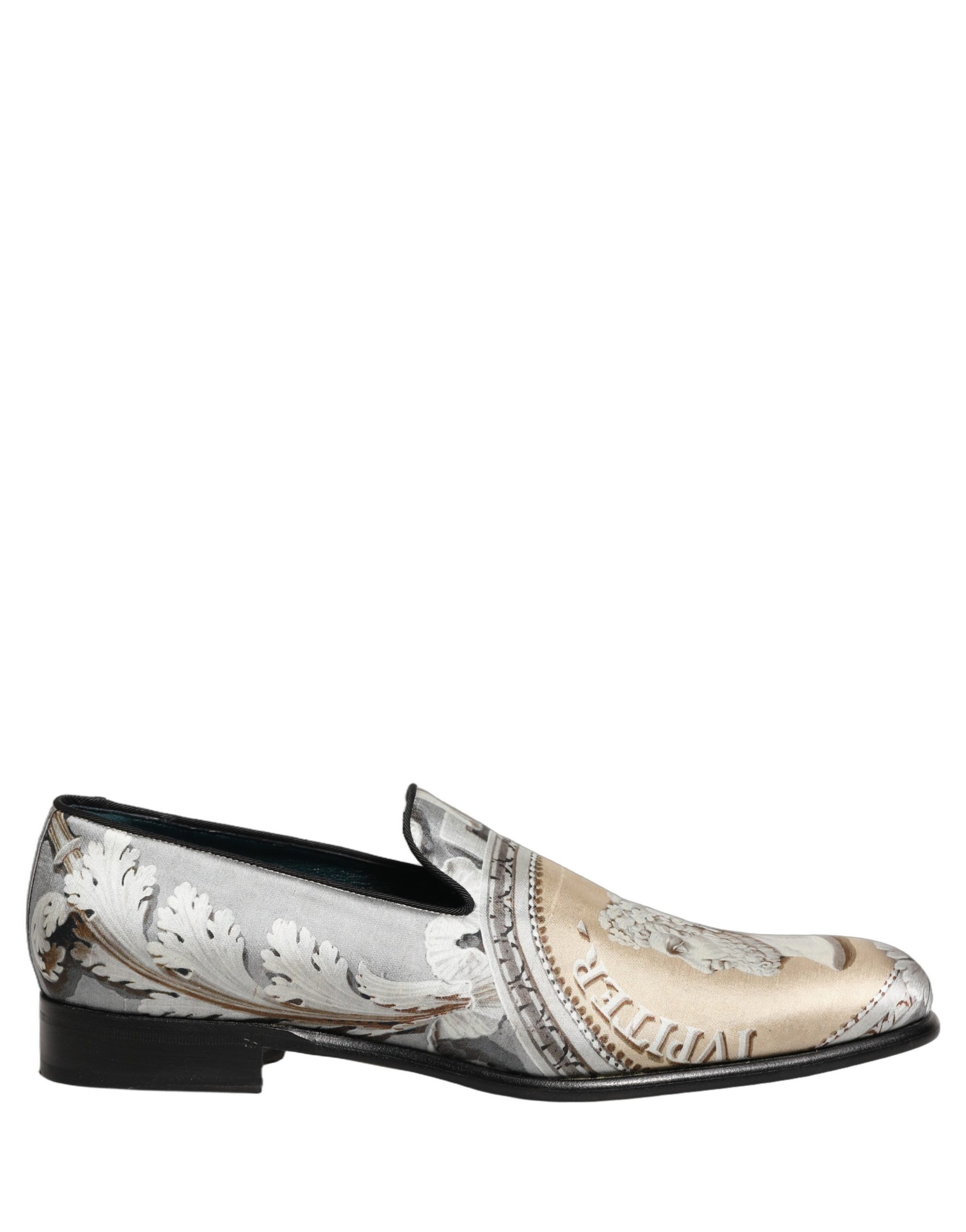 Dolce & Gabbana Multicolor Roman Slip On Dress Loafers Shoes Curated Luxury Accessories by Orvyn