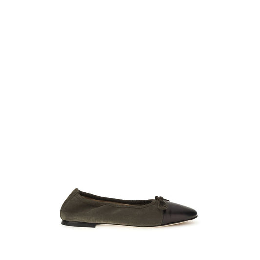 Dear Frances Bicolor Calf Leather Bos Taurus Ballet Flats Curated Luxury Accessories by Orvyn