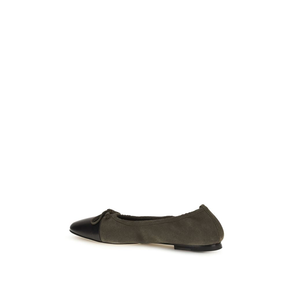 Dear Frances Bicolor Calf Leather Bos Taurus Ballet Flats Curated Luxury Accessories by Orvyn