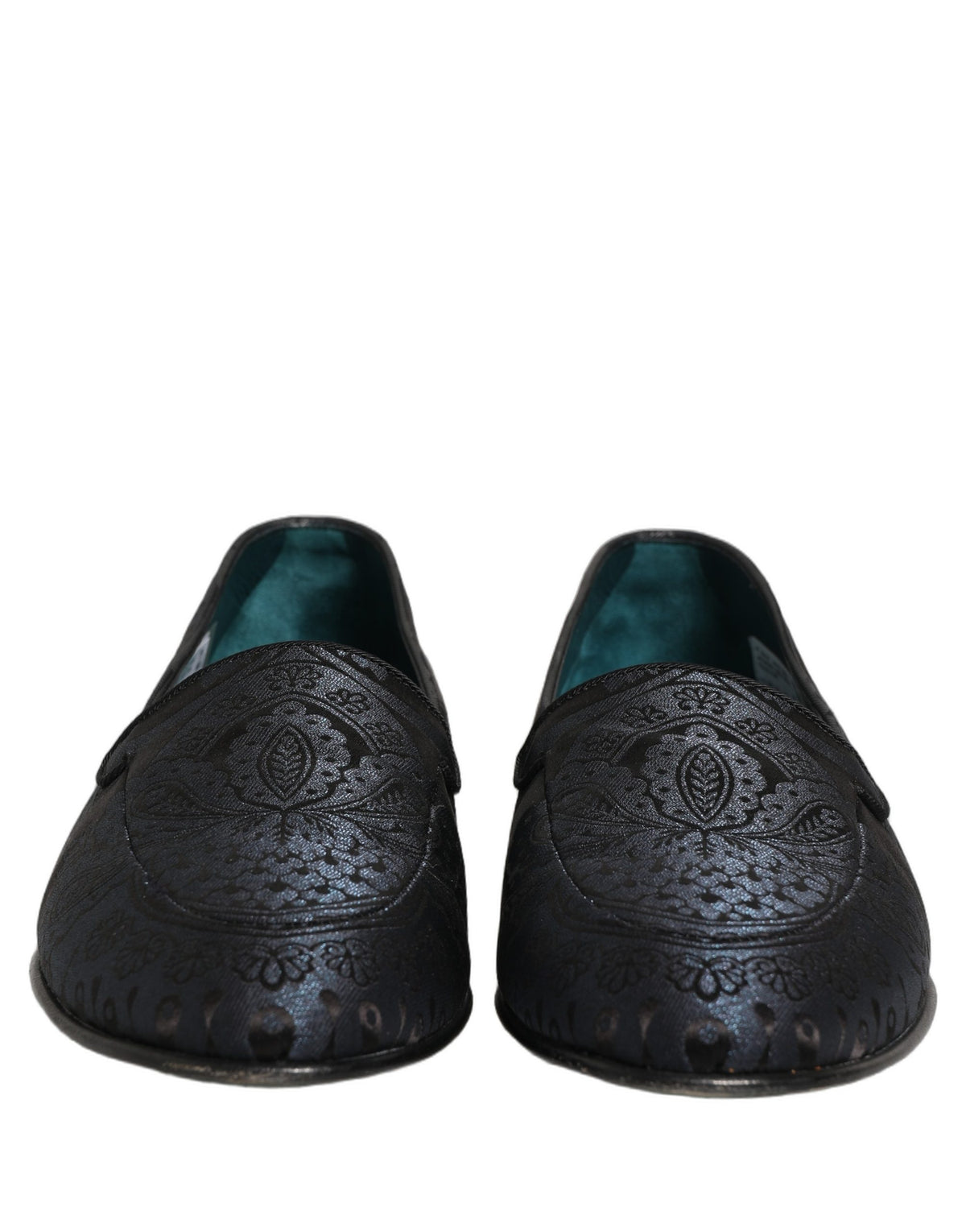 Dolce & Gabbana Blue 'Slip-On' Mini Loafers blau
